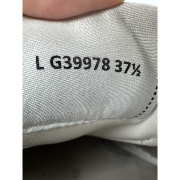 Chanel Fabric Women’s Logo Sneakers in Black and White, Size 37.5 - Picture 14 of 16